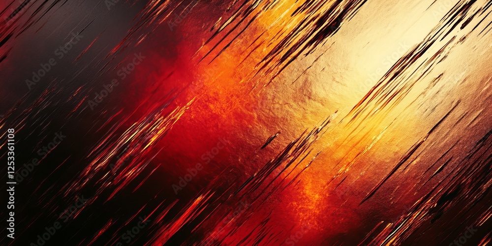 Poster abstract visual with metallic gradients that highlight the radiant and glossy nature of metallic hues, creating a rich and striking background with a sophisticated and co