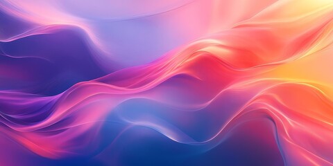 Fototapeta premium abstract artwork showcasing gradient backgrounds with a focus on the delicate and refined blending of colors, creating a visually engaging composition with a touch of ele