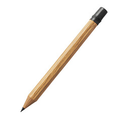 a pencil with a black tip on a white background