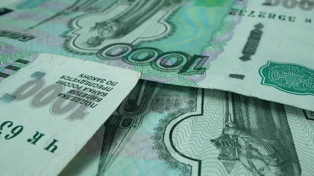 Russian money. Rubbles. Rub in macro