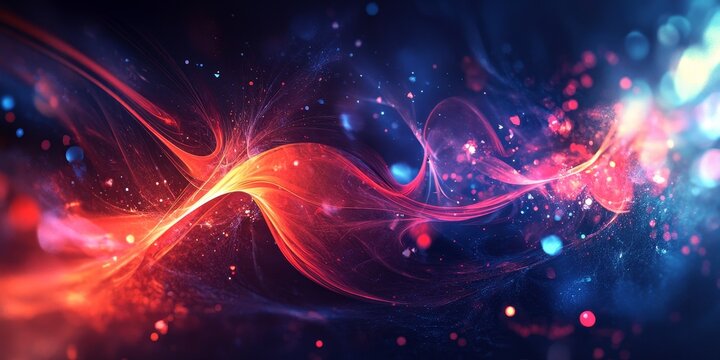 abstract scene where digital backgrounds incorporate dynamic and interactive elements, using a mix of abstract shapes and glowing effects to create a rich and immersive v