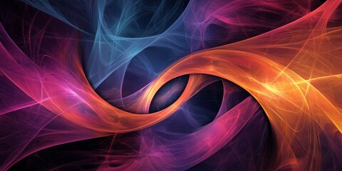 Fototapeta premium abstract artwork showcasing digital backgrounds with a focus on intricate and high-tech patterns, using a combination of bold and subtle colors to produce a sophisticated