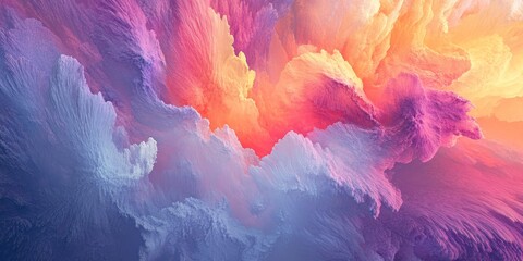 Obraz premium visually striking abstract design using gradient textures, emphasizing the captivating blending of colors and textures to produce a dynamic and immersive artistic effect