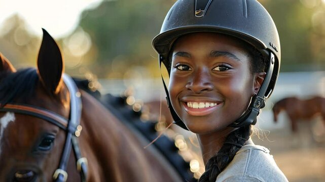 Path to mastery: training a young equestrian