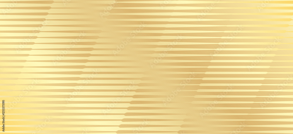 Poster golden linear texture with gradient effect. gradient effect creates a soft metallic sheen. luxurious