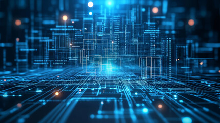 Obraz premium Concept of Technology and Future.
