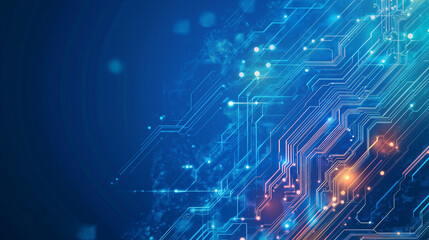 Concept of Technology and Future.