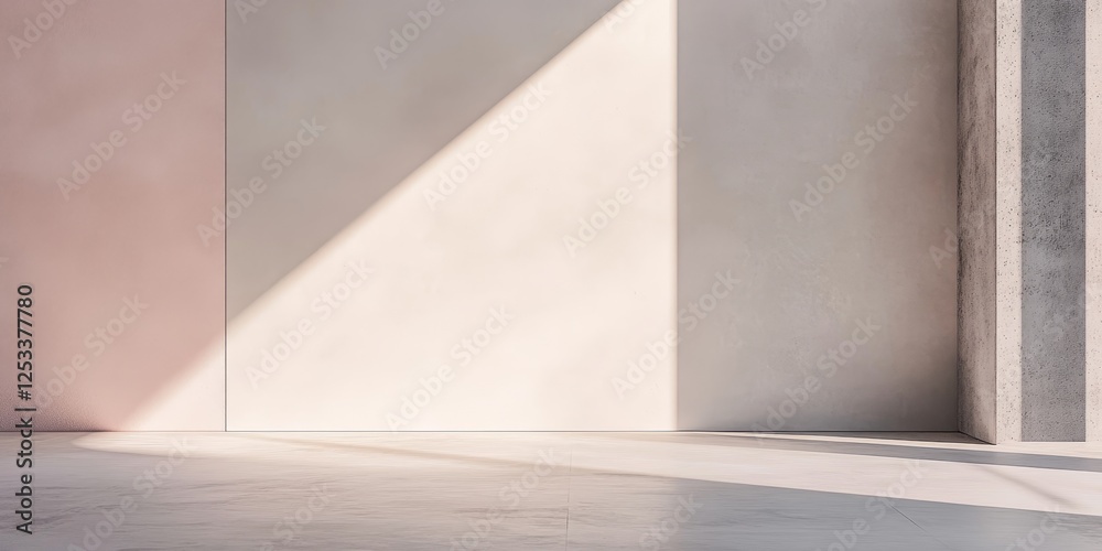 Aufkleber abstract image with a clean background that emphasizes minimalism, focusing on a simple and uncluttered canvas to highlight the elegance of sparse design elements and sub