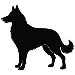 vector illustration of a dog