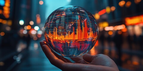 Global Market Trends: A Crystal Ball Vision of Cityscape and Financial Data