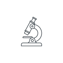 Microscope icon symbol vector illustration isolated on white background