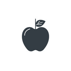 Apple icon symbol vector illustration isolated on white background