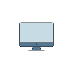 Computer icon symbol vector illustration isolated on white background