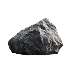 a rock is shown on a white background
