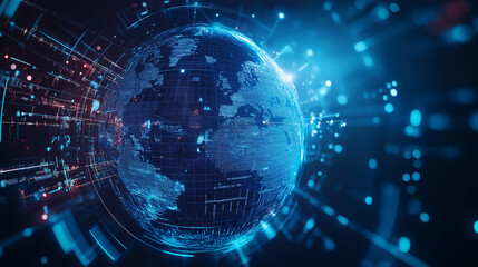 Obraz premium Concept of Technology and Future.