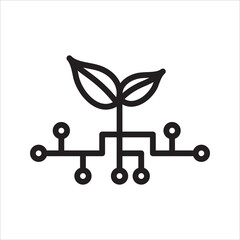 Farming technology Simple Line Icon