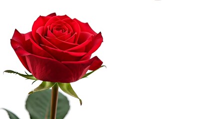 Red rose images white background,