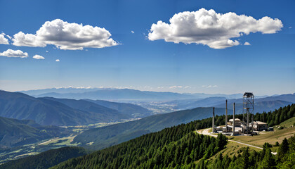 Le paysage montagneux