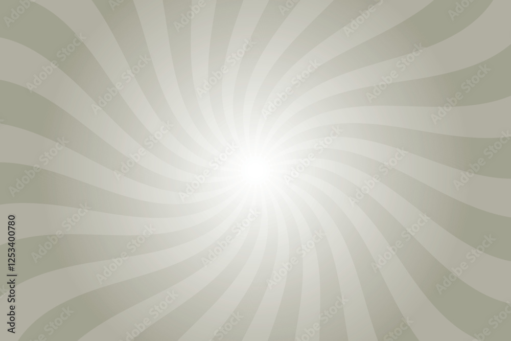Aufkleber olive gray background with white sun ray. swirl sun ray lines starburst. abstract texture with light