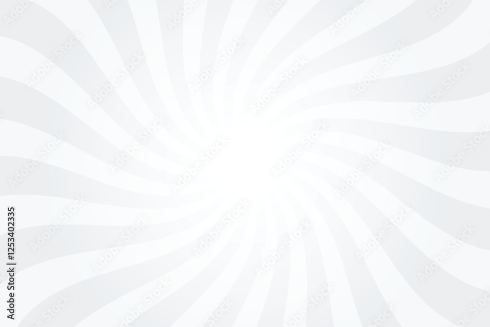 Aufkleber gray background with white sun ray. swirl sun ray lines starburst. abstract texture with light of su