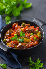 beef and vegetables ragout