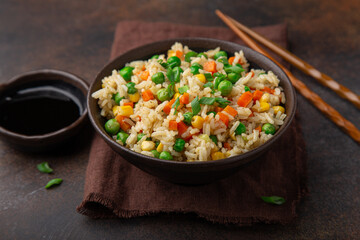 fried rice with vegetables