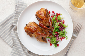 oven roasted quials