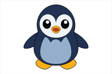 penguin vector,  icon vector illustration,  penguin silhouette of a penguin isolated on a white background, eps, png, svg, vector,