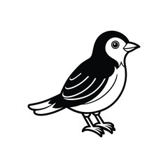 a cute bird.eps