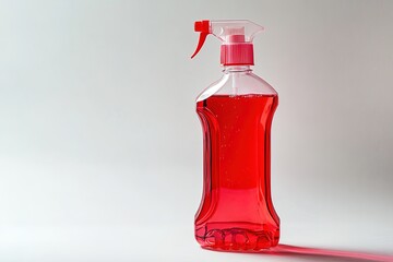 Sparkling Clean: A Crisp, High-Resolution Image of a Detergent Bottle Against a Pure White Background, Perfect for Advertising, Packaging Design, or Household Product Websites. Ideal for showcasing   