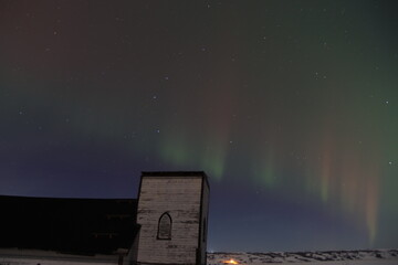 Aurora over the Qu'Appelle Valley at Fairy Hill, Saskatchewan.
