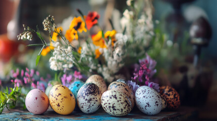 Beautiful Easter decoration for joyful springtime celebration