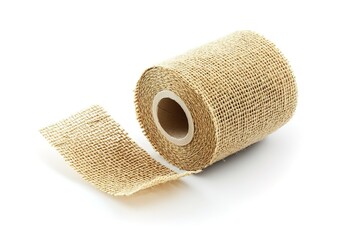Rustic Beige Burlap Bandage Roll: Authentic Handiwork Texture, Perfect for Crafting, DIY Projects, Vintage Designs, Packaging, and More! Add a touch of natural elegance to your creations. Ideal for   