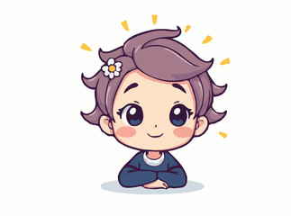 Positive Mindset and Wellness Vector Graphics