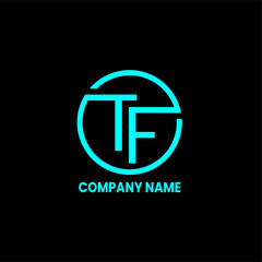 TF, FT business logo design