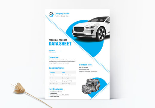 Technical Product Data Sheet Layout