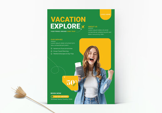 Travel Agency Flyer Layout