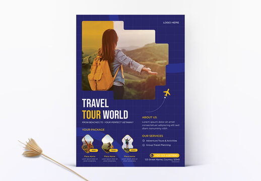 Travel Agency Flyer Layout
