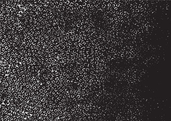 Dark grunge urban texture vector. Distressed overlay texture. Grunge background. Abstract obvious dark worn textured effect. Vector Illustration. Black isolated on white. EPS10.