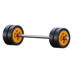 Barbell 3D Illustration