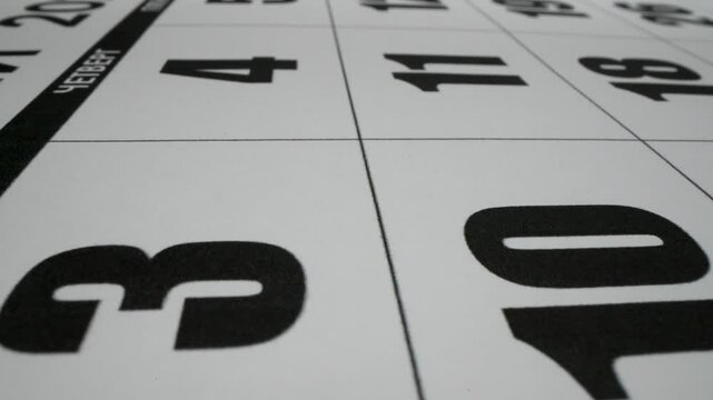 Flip black scoreboard 2025. 3D render