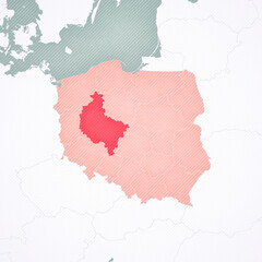 Map of Poland - Greater Poland