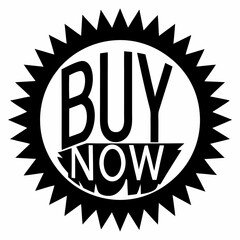 Instant Purchase! Buy Now Button Silhouette Icon - Perfect for E-commerce Websites, Apps, and       