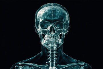 X-Ray Skull & Spine Anatomy Visualization