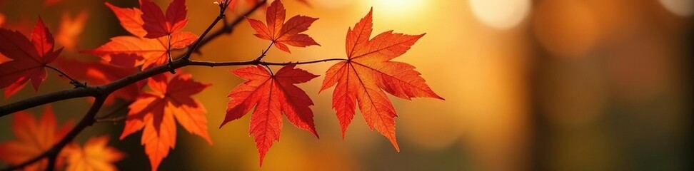 Maple branch's intricate shape soaks up sunlight, nature, maple