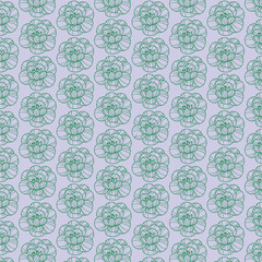 seamless pattern with flowers