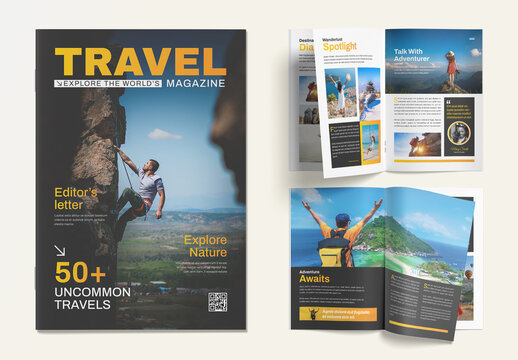 Travel Magazine Book Layout
