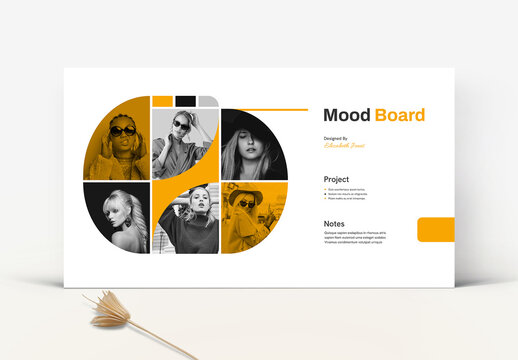 Fashion Brand MoodBoard Layout