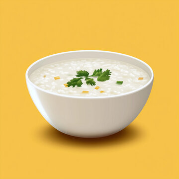 bowl of soup with rice
