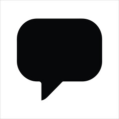 Blank Speech Bubble Isolated on White Background  
